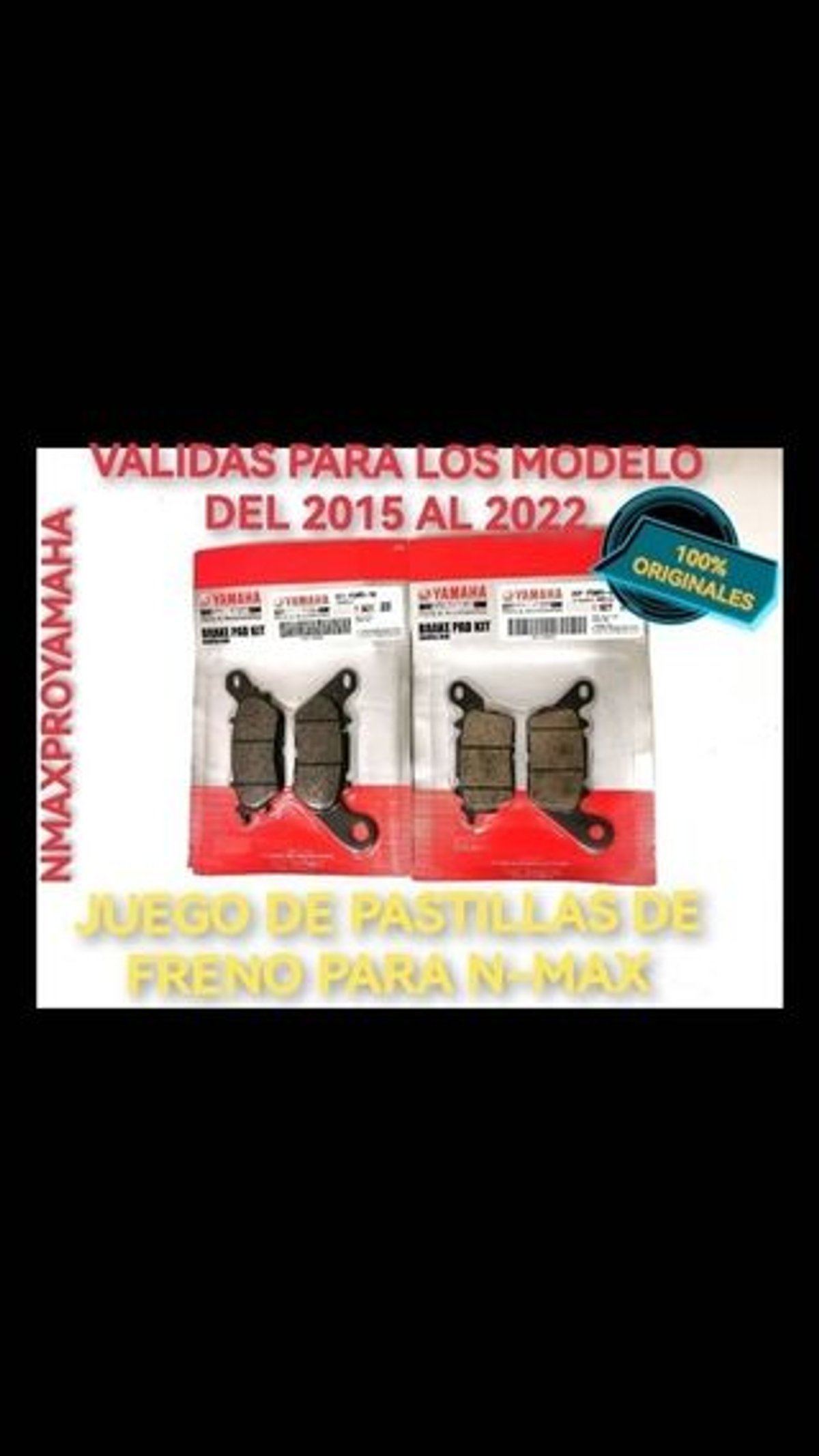 PASTILLAS DE FRENO PARA YAMAHA NMAX