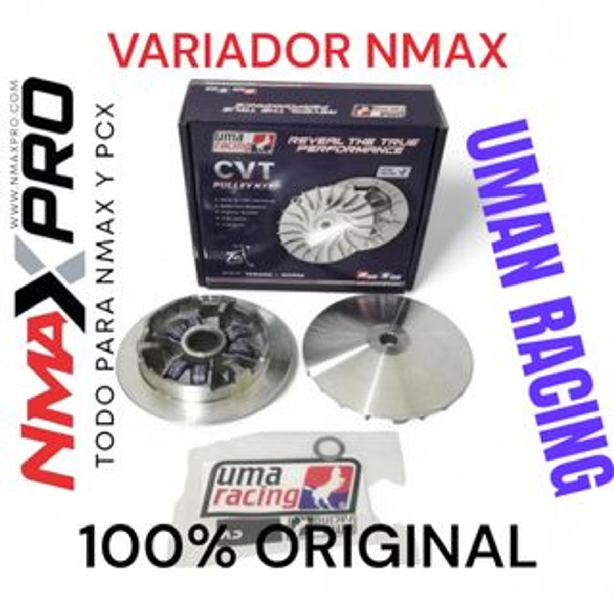 VARIADOR UMA RACING PARA YAMAHA NMAX (TODOS LOS AÑOS)
